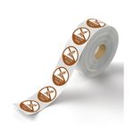 MyCafe Food Label Gluten Free 25mm Removable (Pack of 1000) MYC10625