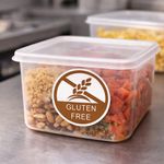 MyCafe Food Label Gluten Free 25mm Removable (Pack of 1000) MYC10625