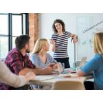 Nobo Steel Magnetic Mobile Whiteboard 1500x1200mm 1901031