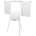 Nobo Shark Flipchart and Drywipe Easel Blue/Silver 1901918
