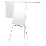 Nobo Shark Flipchart and Drywipe Easel Blue/Silver 1901918