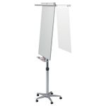 Nobo Piranha Mobile Flipchart and Drywipe Easel Blue/Silver 1901920