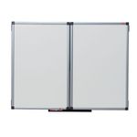 Nobo Steel Folding Whiteboard White 1200x25x900mm