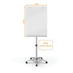 Nobo Glass Mobile Easel Brilliant White 1903949