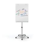 Nobo Glass Mobile Easel Brilliant White 1903949