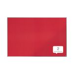 Nobo Essence Felt Notice Board 1800x1200mm Red 1904068