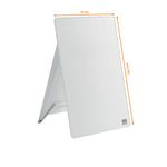 Nobo Desktop Dry Erase Glass Surface Whiteboard Easel 216x297 1905173