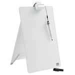 Nobo Desktop Dry Erase Glass Surface Whiteboard Easel 216x297 1905173
