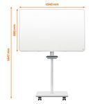 Nobo Move Meet Mobile Magnetic Flipchart Easel 680x1040mm 1915644