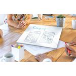 Nobo Frameless Magnetic Modular Whiteboard 450x450mm 1915655