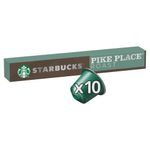 Starbucks Nespresso Pike Place Roast Lungo (Pack of 10) 6220416