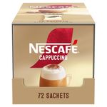 Nescafe Cappuccino Sweetened Coffee Sachets (Pack of 72) 12596949