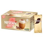 Nescafe Gold Cappuccino Unsweetened Instant Coffee Sachets (Pack of 50) 12582308