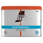Nescafe Azera Americano Decaffeinated Coffee 420g Tin 12495100