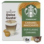 Nescafe Dolce Gusto Starbucks Caramel Macchiato Coffee Pods (Pack of 36) 12551405