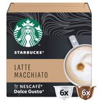 STARBUCKS by Nescafe Dolce Gusto Latte Macchiato Coffee 12 Capsules (Pack 3) - 12397696