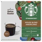 Nescafe Dolce Gusto Starbucks House Blend Americano Medium Roast Coffee Pods (Pack of 36) 12397697