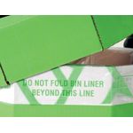 Acorn Cardboard Recycling Bin 60 Litre Green (Pack of 5) 402565