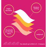 Nixi Body Carla Reusable Pants XL NBCARLABLACKH14