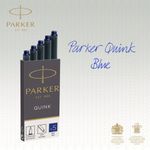 Parker Quink Permanent Ink Cartridge 12x5 Blue (Pack of 60) S0881580