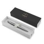Parker Jotter Ballpoint Pen Stainless Steel/Chrome Barrel Blue Ink Gift Box - 1953170