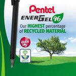 Pentel EnerGel Rollerball Capstyle ECO 0.7mm Black (Pack of 12) BL417R-A
