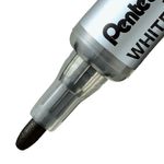 Pentel Maxiflo Liquid Ink Marker Pen Fine Bullet Tip (Pack of 12) Black MWL5S-A
