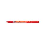 Pentel Permanent Marker Super Fine Point Red Pack of 12 NFS410-B