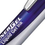 Pentel EnerGel Xm Retractable Gel Pen Medium Blue (Pack of 12) BL77-C