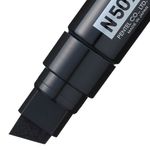 Pentel N50XL Marker Chisel Tip Black (Pack of 6) N50XL-A