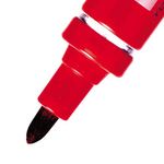 Pentel N50 Permanent Bullet Marker Broad Red (Pack of 12) N50-B