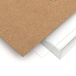 Hampton Frames Certificate Frame Brushed Aluminium A4 PAAFA4B