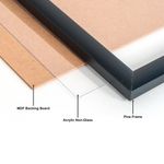 Hampton Frames Wooden Frame A3 Black PAWFA3B-BLK