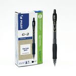 Pilot G207 Gel Ink Retractable Rollerball Pen Black (Pack of 12) G2