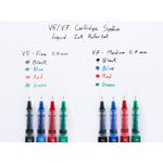 Pilot V5 Cartridge Rollerball Pen Fine Line Black (10 Pack) 4902505442780