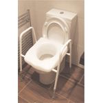 Aidapt President Raised Toilet Seat and Frame VR219
