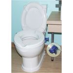 Aidapt Senator Plastic Raised Toilet Seat VR223