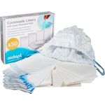 Aidapt Commode Liners with Absorbent Pads (Pack of 50) VS216CL