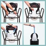 Aidapt Commode Liners with Absorbent Pads (Pack of 50) VS216CL