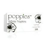 Poppies 1-Ply Napkins 30cm White (Pack of 5000) 3014WH