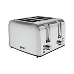 Igenix 4 Slice Toaster 1500W Stainless Steel IGT0409SS