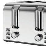 Igenix 4 Slice Toaster 1500W Stainless Steel IGT0409SS