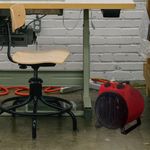 Igenix 3000W Industrial Drum Fan Heater 2 Heat Settings Red IG9301