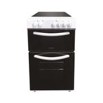 Statesman Electric Cooker Double Oven 50cm White EDC50W