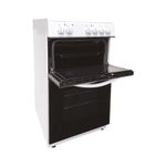 Statesman Electric Cooker Double Oven 50cm White EDC50W