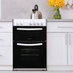 Statesman Electric Cooker Double Oven 50cm White EDC50W