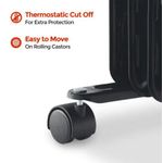 Igenix 2000W Digital Oil Filled Radiator with Timer Black IG2621BL