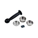 Ariete Metal Slim Espresso Coffee Maker Brushed Stainless Steel AR1380