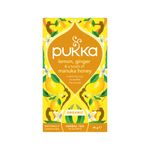 Pukka Organic Lemon Ginger and a Touch of Manuka Honey Tea Bags (Pack of 20) 801543