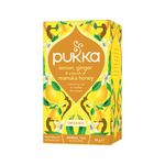 Pukka Organic Lemon Ginger and a Touch of Manuka Honey Tea Bags (Pack of 20) 801543